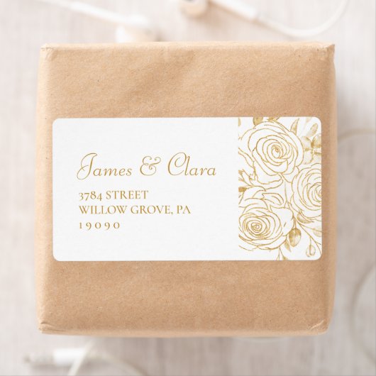 GILDED Blooms Label (Insitu)