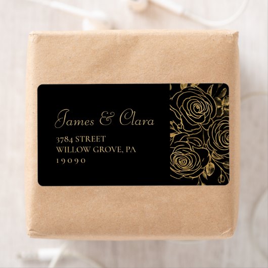 GILDED Blooms Label (Insitu)