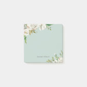 Gilded Blooms Personalized Monogrammed Post-it® Notes (Voorkant)