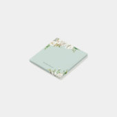 Gilded Blooms Personalized Monogrammed Post-it® Notes (Schuin)