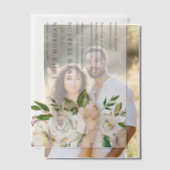 Gilded Blooms Wedding Vellum Uitnodigingen (Offset (Koppel))