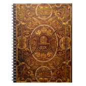 Gilded  Book Monogram Gothic Notitieboek (Voorkant)