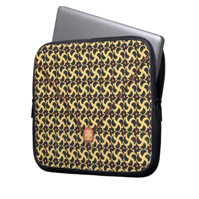 Gilded Cage Envelope Laptop Sleeve (Voorkant Links)
