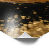 Gilded Charms – Golden Holiday Ornament Poster (Hoek)