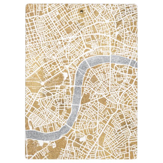 Gilded City Map of London Klembord