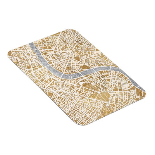 Gilded City Map of London Magneet (Rechterzijde)