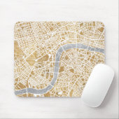 Gilded City Map of London Muismat (Met muis)