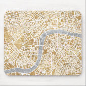 Gilded City Map of London Muismat (Voorkant)
