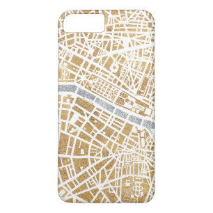 Gilded City Map of Paris Case-Mate iPhone Case