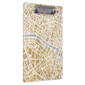 Gilded City Map of Paris Klembord (Rechts)