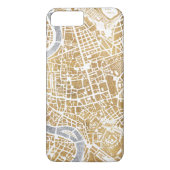 Gilded City Map of Rome Case-Mate iPhone Case (Achterkant)