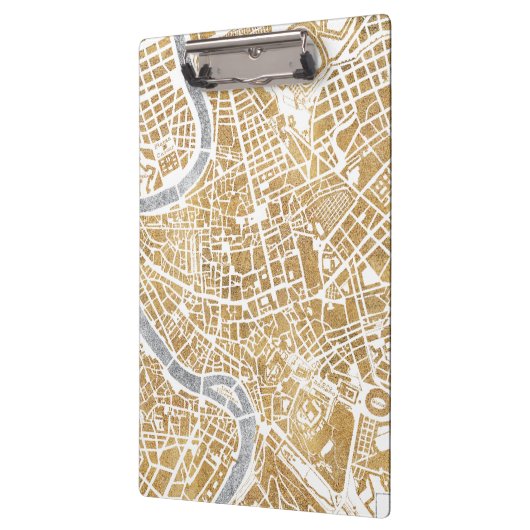 Gilded City Map of Rome Klembord (Links)