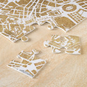 Gilded City Map of Rome Legpuzzel (Zijkant)
