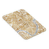 Gilded City Map of Rome Magneet (Rechterzijde)