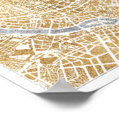 Gilded City Map of Rome Poster (Hoek)