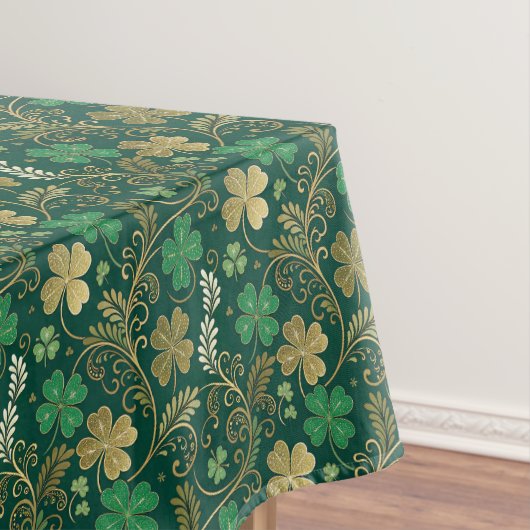 Gilded Clover Flourish Tafelkleed (Voorbeeld)