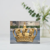 Gilded Crown, Skeppsholm Bridge, Stockholm Zweden Briefkaart (Staand voorkant)