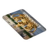 Gilded Crown, Skeppsholm Bridge, Stockholm, Zweden Magneet (Rechterzijde)