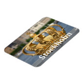Gilded Crown, Skeppsholm Bridge, Stockholm, Zweden Magneet (Linkerzijde)