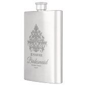 Gilded Elegance Monogrammed Classic Flask Flacon (Links)