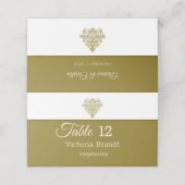 Gilded Elegance Plaatskaartje (Buitenkant ongevouwen)