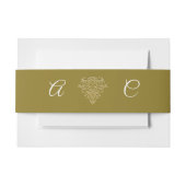 Gilded Elegance Uitnodigingen Wikkel (Voorkant Voorbeeld)