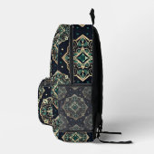 Gilded Emerald Mandala Bedrukte Rugzak (Rechts)
