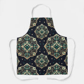Gilded Emerald Mandala Schort (Voorkant)