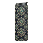 Gilded Emerald Mandala Thermosbeker (Gedraaid links)