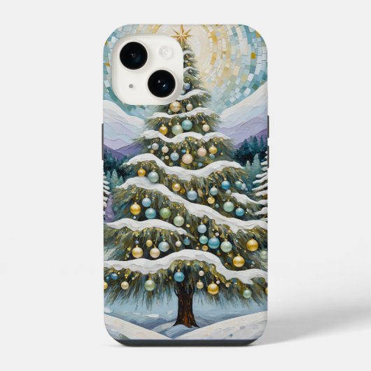Gilded Evergreen iPhone Hoesje (Achterkant)