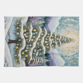 Gilded Evergreen Theedoek (Horizontaal)