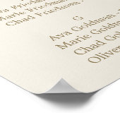 Gilded Floral | Schema voor schuim Poster (Hoek)