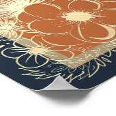 Gilded Floral Wedding Welcome Poster (Hoek)