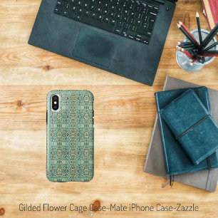 Gilded Flower Cage Case-Mate iPhone Case