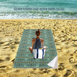 Gilded Flower Cage Strandlaken