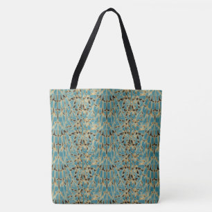 Gilded Flower Cage Tote Bag