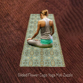 Gilded Flower Cage Yoga Mat