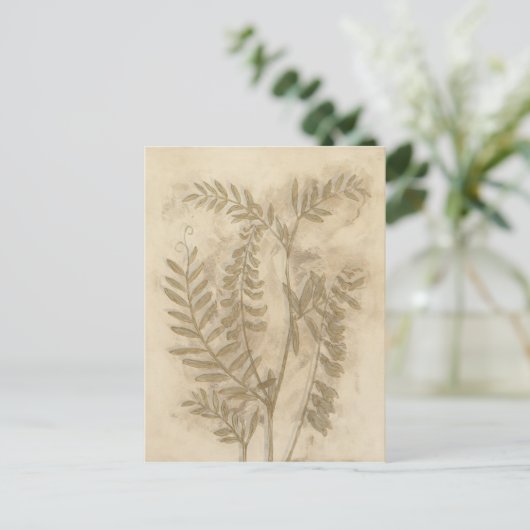 Gilded Foliage I Briefkaart (Staand voorkant)