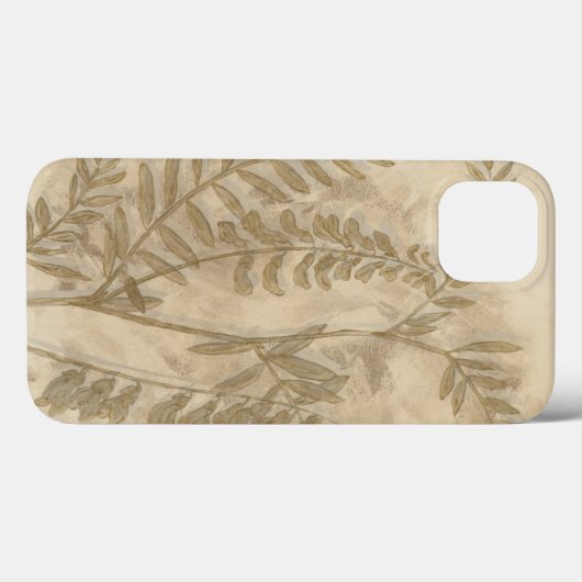 Gilded Foliage I Case-Mate iPhone Case (Achterkant (horizontaal))