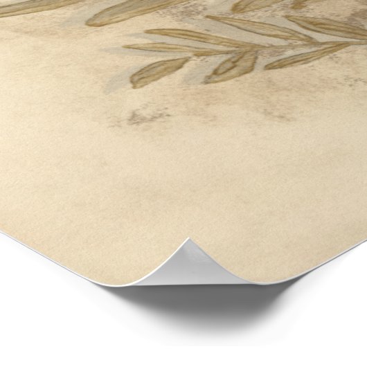 Gilded Foliage I Poster (Hoek)