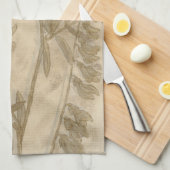 Gilded Foliage I Theedoek (Quarter Fold)