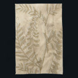 Gilded Foliage I Theedoek<br><div class="desc">Floral</div>