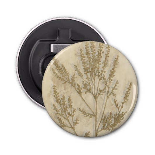 Gilded Foliage II Button Flesopener (Voorkant)