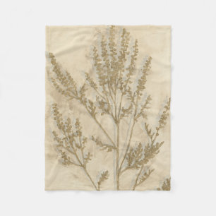 Gilded Foliage II Fleece Deken