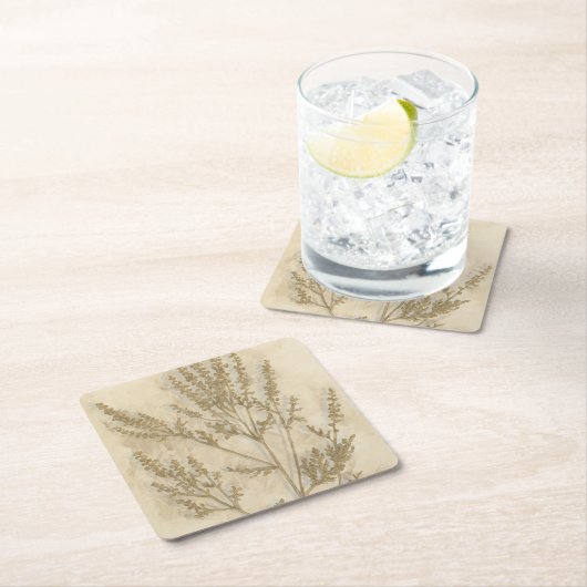 Gilded Foliage II Kartonnen Onderzetters (Insitu)