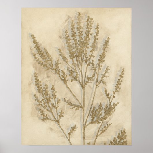 Gilded Foliage II Poster (Voorkant)