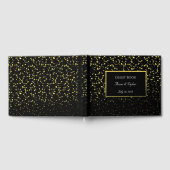 Gilded Folie bruiloft gastenboek (Volledig)