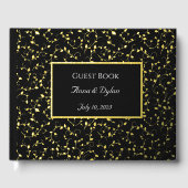 Gilded Folie bruiloft gastenboek (Voorkant)