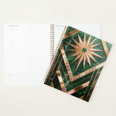 Gilded Geometric Art Deco | Opulent Foil & Marble  Planner (Display)