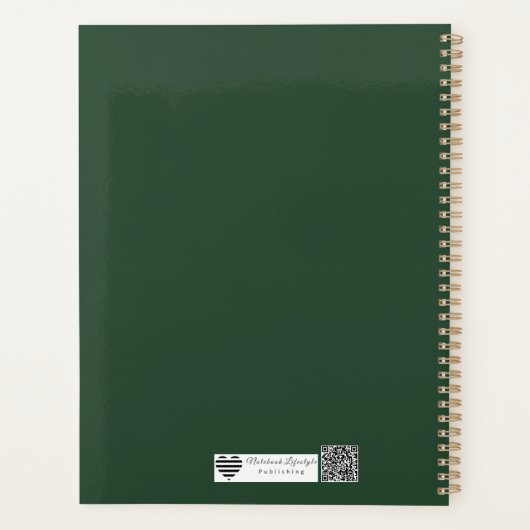 Gilded Geometric Art Deco | Opulent Foil & Marble  Planner (Achterkant)